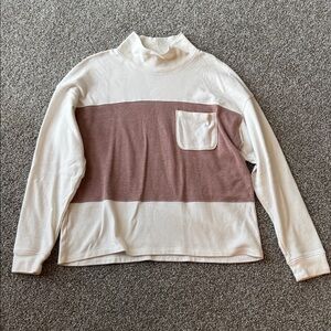 Mock neck sweater